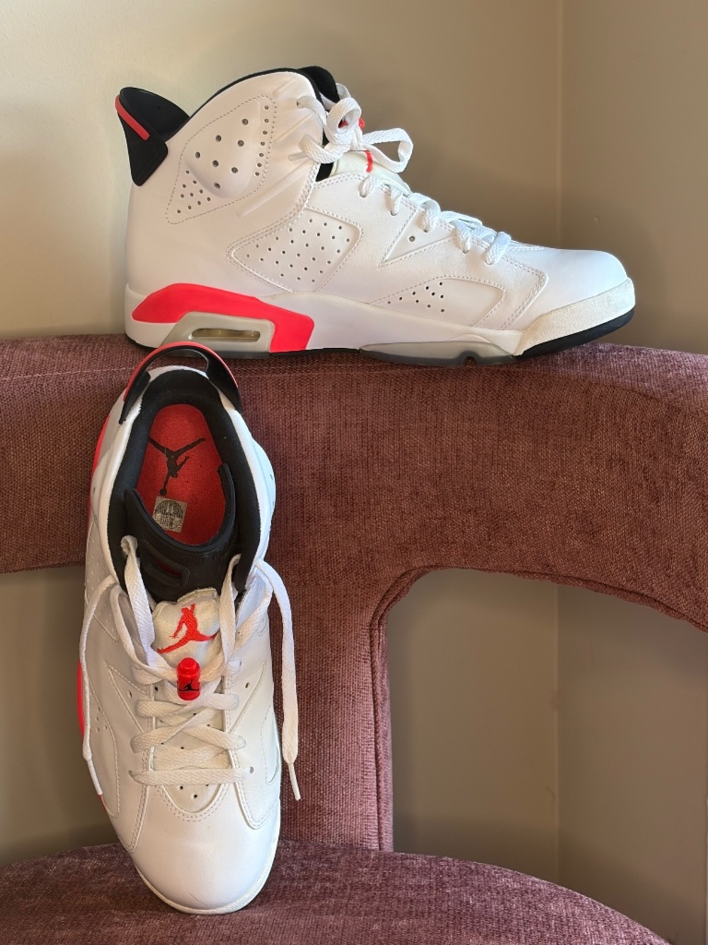 Jordan 6 Retro Infrared White (2014)